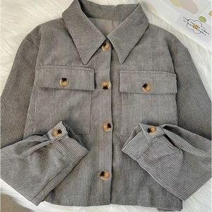 Women’s Corduroy Cropped Jacket